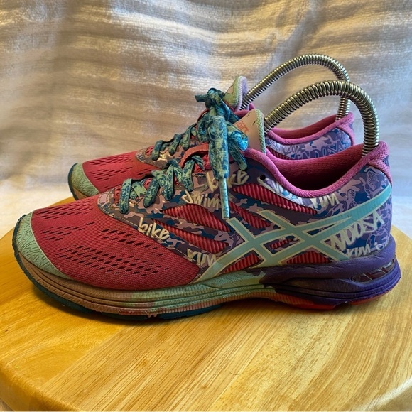 ASICS Shoes Women’s‎ Size 7 Lace Up Sneakers Mixed Colors - Picture 10 of 10